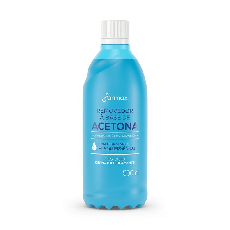 Removedor de Esmalte com Acetona Farmax 500ml