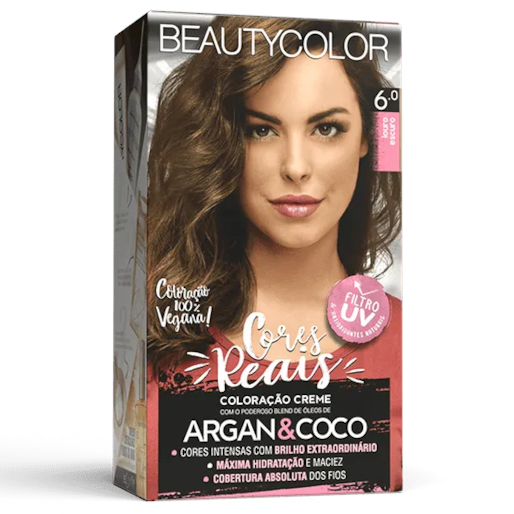 Coloração BeautyColor Permanente Kit - 6.0 Louro Escuro