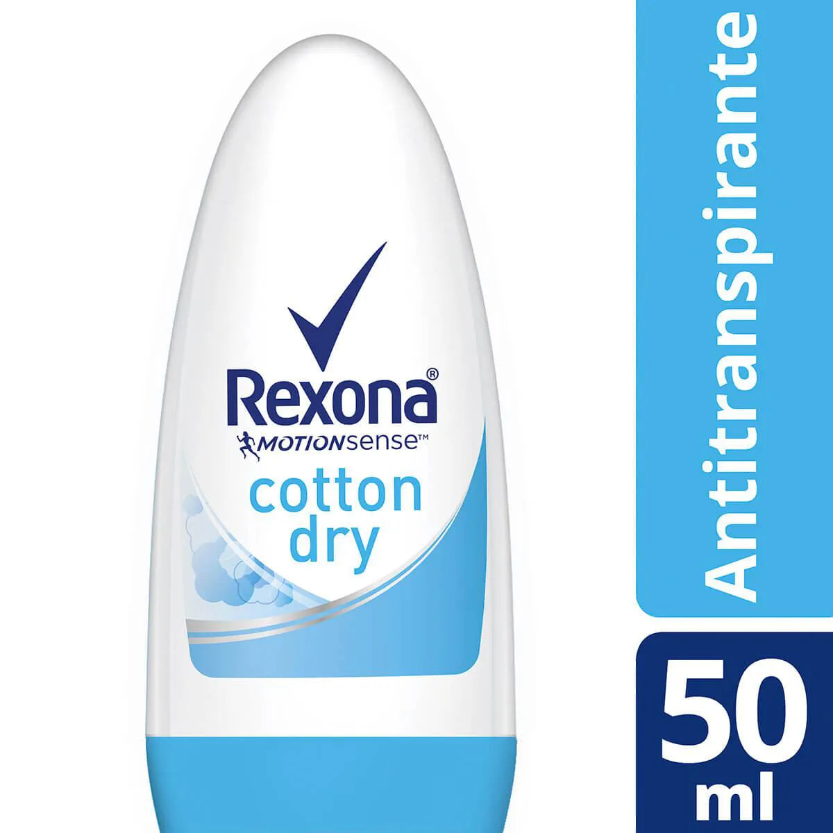 Desodorante Antitranspirante Roll-On Rexona Cotton Dry Feminino 48h