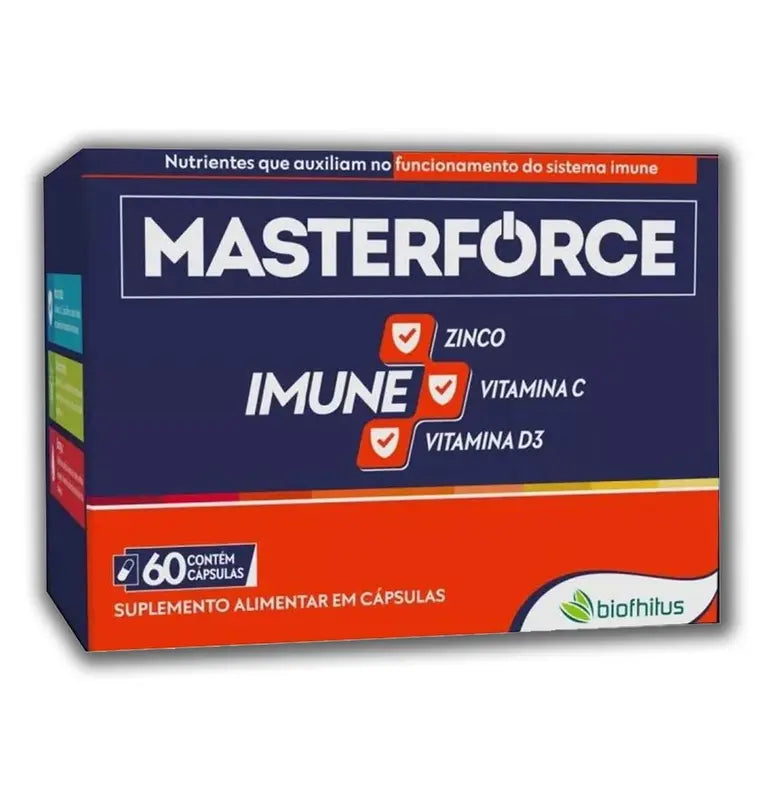 Masterforce Imune Suplemento Alimentar 60 Capsulas - Biofhitus