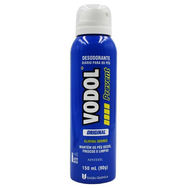 Desodorante Aerosol Para Os Pés Vodol Prevent Original 150Ml União Química